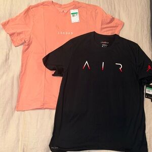Bundle of two (2) new w/tags NWT Men’s Nike Air Jordan T-Shirts size XL